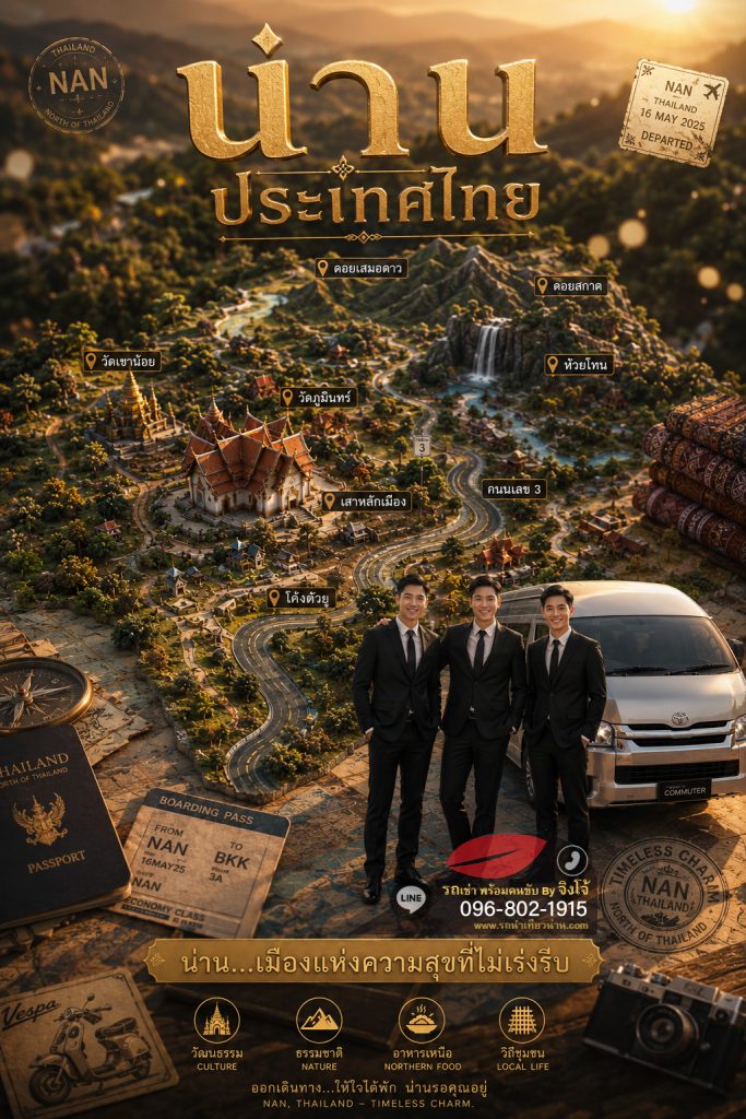 น่านหน้าฝน รีวิวเส้นทางเที่ยวธรรมชาติ สายหมอก และคาเฟ่วิวเขา น่านหน้าฝน 3 วัน 2 คืน เที่ยวครบสะปัน ปัว บ่อเกลือ