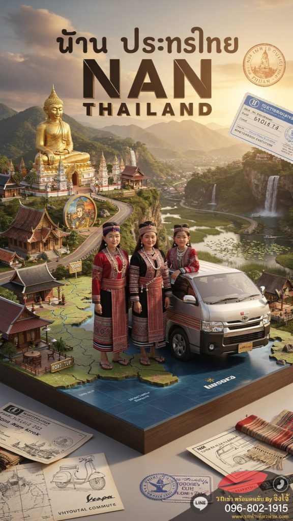 "แนะนำรถเช่าพร้อมคนขับน่าน ชำนาญทางขึ้นดอยสะปัน บ่อเกลือ"
